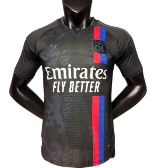 2026-27 Lyon Special Edition Black Player Version Soccer Jersey