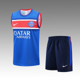 2026-27 PSG Blue Vest Training Short Suit