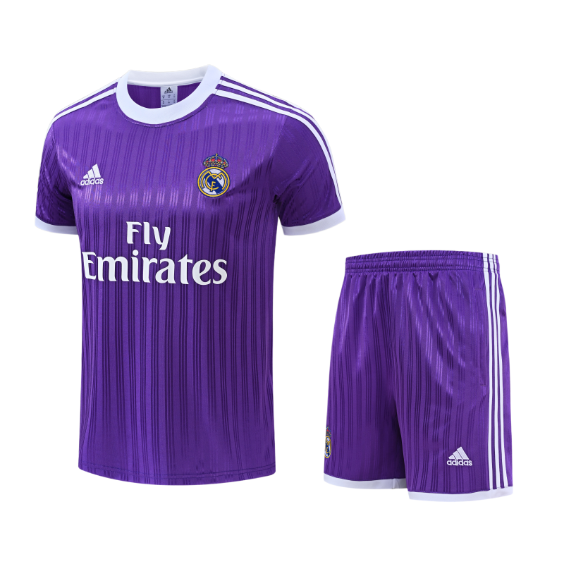 2026-27 Real Madrid Purple Training Short Suit