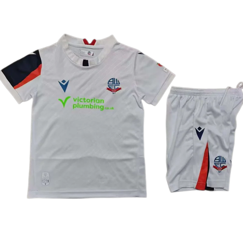 2026-27 Kids Bolton Wanderers Home White Soccer Jersey