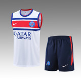 2026-27 PSG White Vest Training Short Suit
