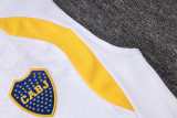 2026-27 Mens Boca Juniors White Vest Training Short Suit D26088#