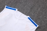 2026-27 Mens Boca Juniors White Vest Training Short Suit D26088#