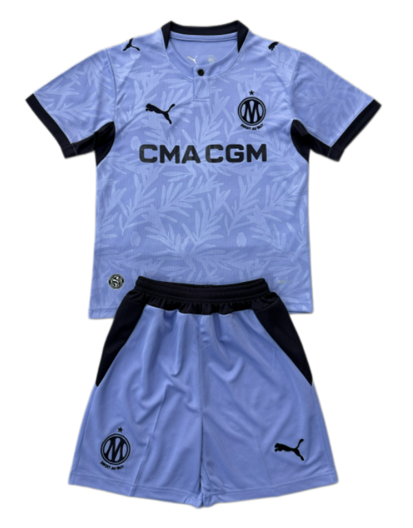 2026-27 Kids Marseille Third Away Soccer Jersey