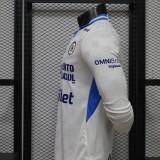 2026-27 Mens Cruz Azul  Away Player Long Sleeve soccer Jersey