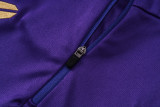 2026-27 Mens Barcelona Purple Half Pull Training Suit B26098#(半拉链)