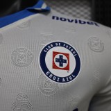 2026-27 Mens Cruz Azul  Away Player Long Sleeve soccer Jersey