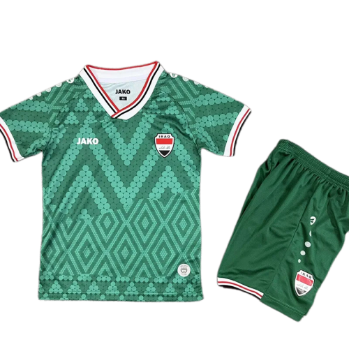 2026-27 Kids IRAQ Away Green Soccer Jersey