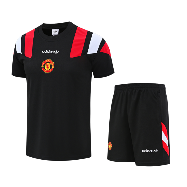 2026-27 Manchester United Black Training Short Suit
