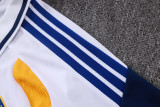 2026-27 Mens Boca Juniors White Polo Training Short Suit C2641#