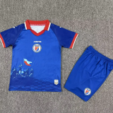 2026-27 Kids Haiti Home Blue Soccer Jersey