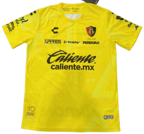 2026-27 Atlas Goalkeeper Yellow Fans Soccer Jersey