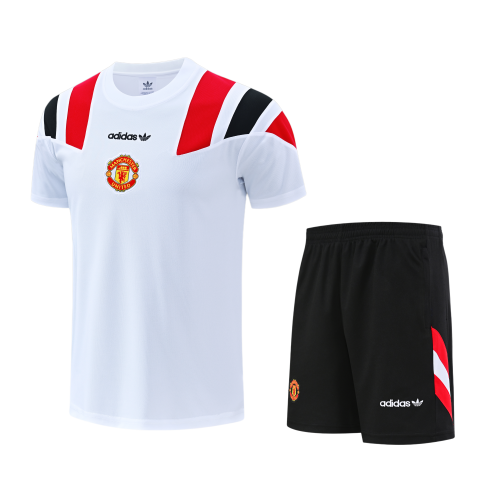 2026-27 Manchester United White Training Short Suit