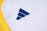 2026-27 Mens Boca Juniors White Vest Training Short Suit D26088#