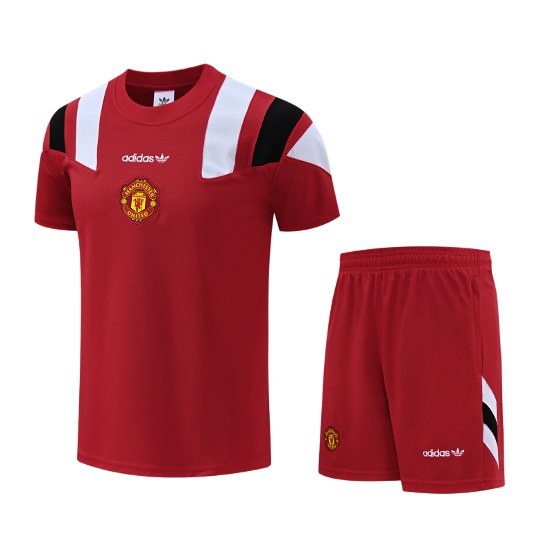 2026-27 Manchester United Red Training Short Suit