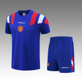 2026-27 Manchester United Blue Training Short Suit