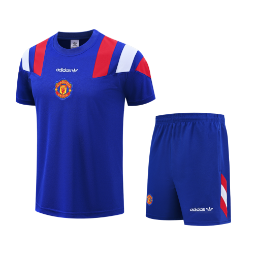 2026-27 Manchester United Blue Training Short Suit