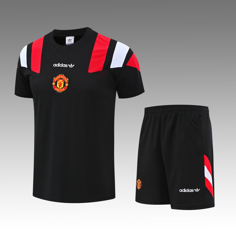 2026-27 Manchester United Black Training Short Suit