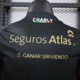 2026-27 Atlas Third Away Black Player Version Soccer Jersey