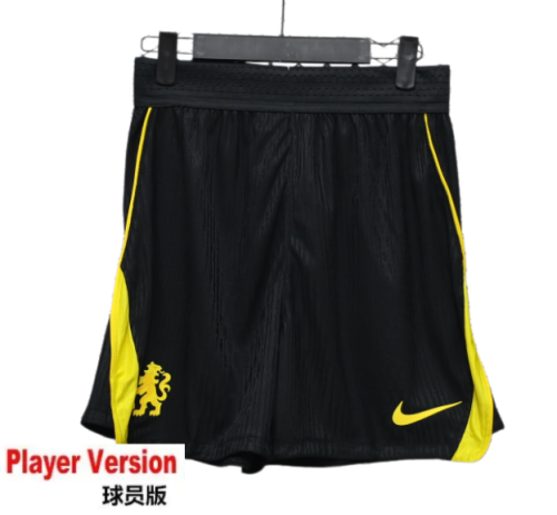 2026-27 Mens Chelsea Away Black Player Version Shorts Pants