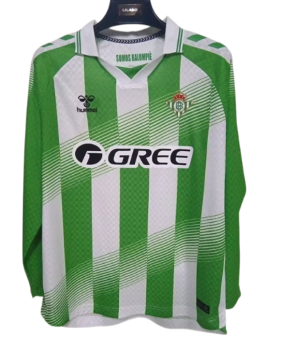 2026-27 Real Betis Home Green Long Sleeve Soccer Jersey