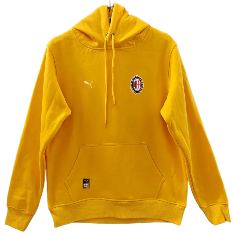 2026-27 Mens  AC Milan Yellow Hoody 黄色(加绒)