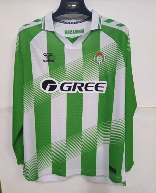 2026-27 Real Betis Home Green Long Sleeve Soccer Jersey