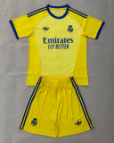 2026-27 Kids Real Madrid Goalkeeper Yellow Soccer Jersey