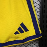 2026-27 Mens Boca Juniors Away Yellow Player Version Shorts Pants