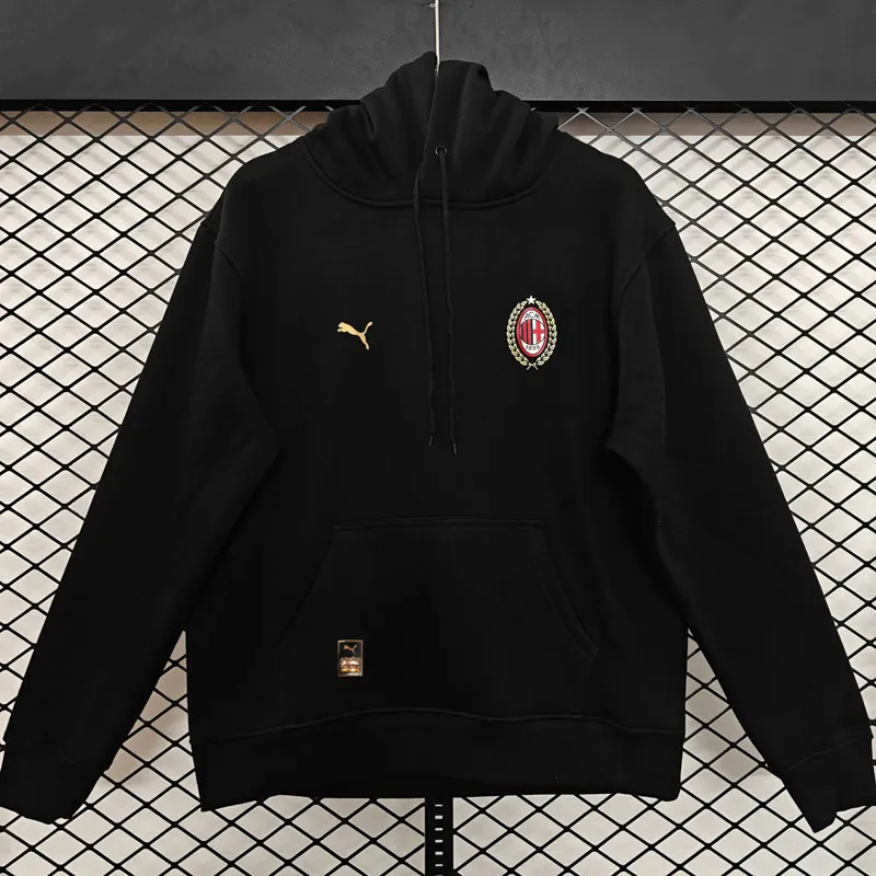 2026-27 Mens  AC Milan Black Hoody 黑色(加绒)