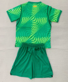 2026-27 Kids Barcelona Goalkeeper Green Soccer Jersey