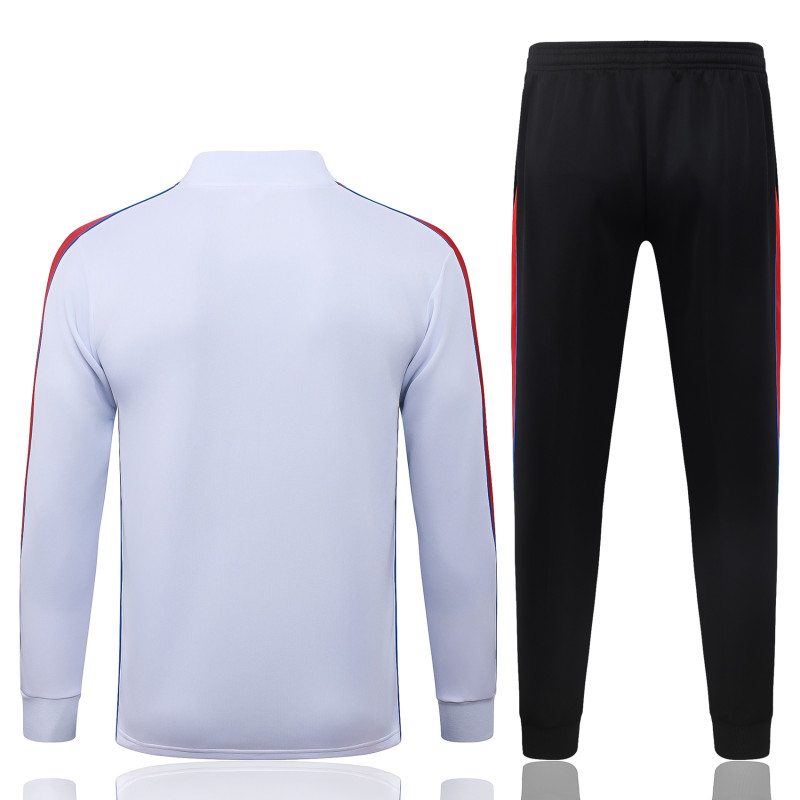 2026-27 Mens PSG White Long Pull Training Suit  A26077#