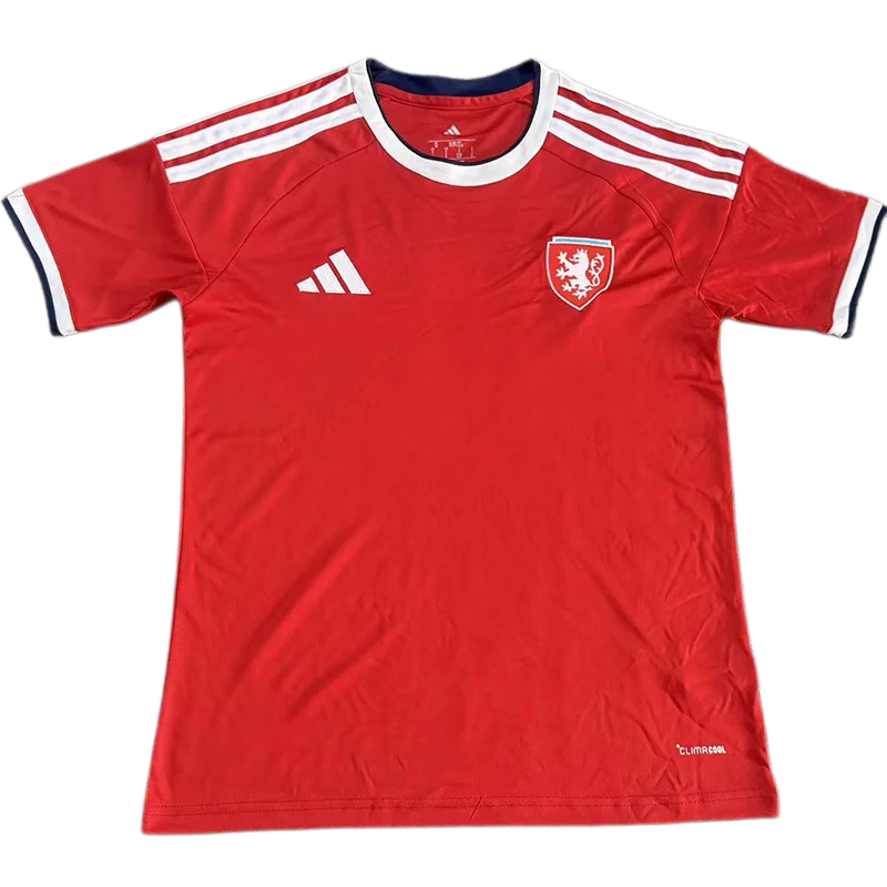 2026-27 Mens Czech Home Red Fans Soccer Jersey