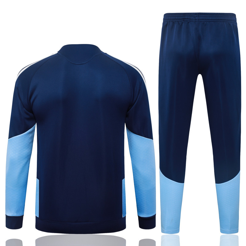 2026-27 Mens Ajax Deep Blue Long Pull Training Suit  A26084#