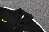 2026-27 Mens Chelsea Black Long Pull Training Suit  A26086#