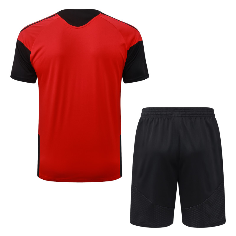 2026-27 Manchester United Red Training Short Suit J26071#