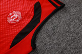 2026-27 Manchester United Red Vest Training Short Suit  D26076#