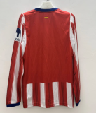2026-27 Atletico Madrid Home Long sleeve Soccer Jersey