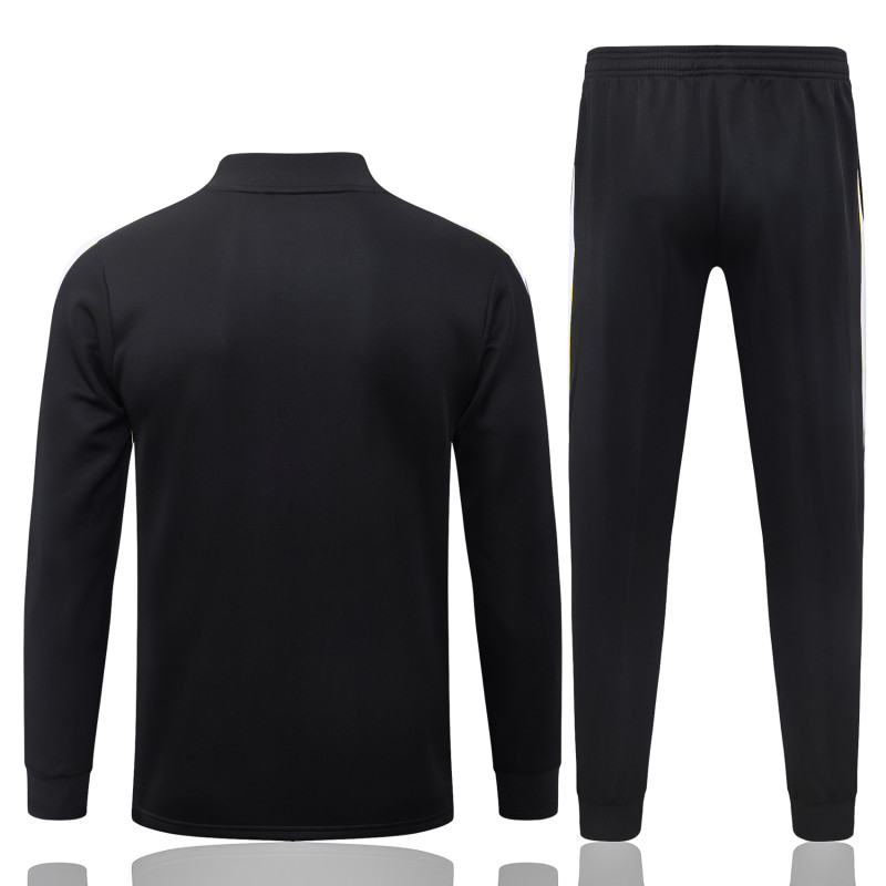 2026-27 Mens Chelsea Black Long Pull Training Suit  A26086#