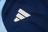 2026-27 Mens Ajax Deep Blue Long Pull Training Suit  A26084#