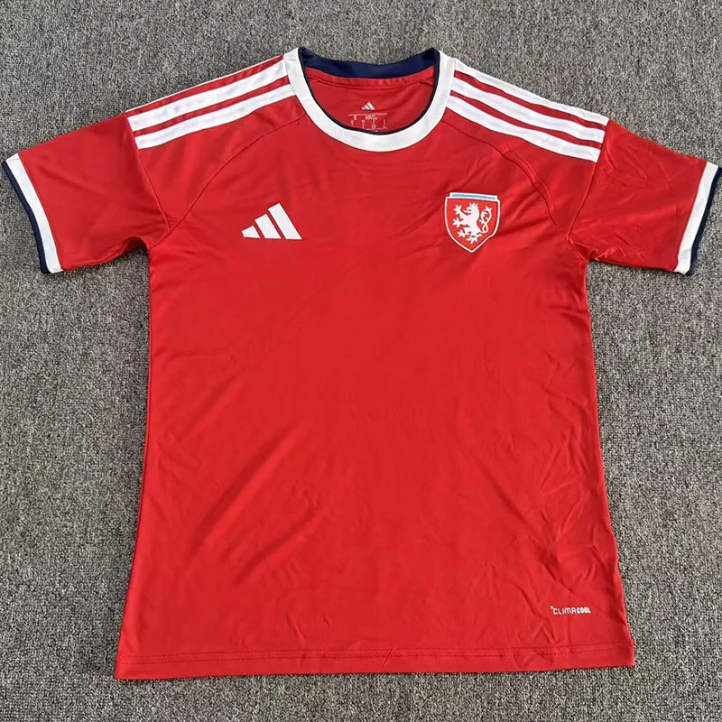 2026-27 Mens Czech Home Red Fans Soccer Jersey