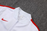 2026-27 Mens PSG White Long Pull Training Suit  A26077#