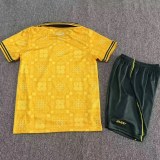 2026-27 Kids Wales Away Yellow Soccer Jersey
