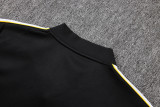 2026-27 Mens Chelsea Black Long Pull Training Suit  A26086#