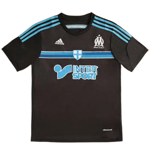 2014-2015 Marseille Third Away Black Retro Soccer Jersey