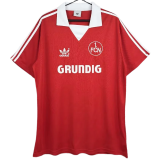 1977-1979 Mens Nurnberg FC Home Red Retro Soccer Jersey
