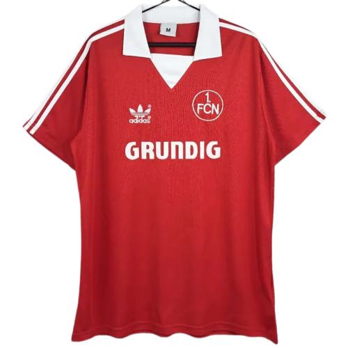 1977-1979 Mens Nurnberg FC Home Red Retro Soccer Jersey