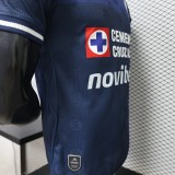 2026-27 Mens Cruz Azul Third Away Deep Blue Player soccer Jersey