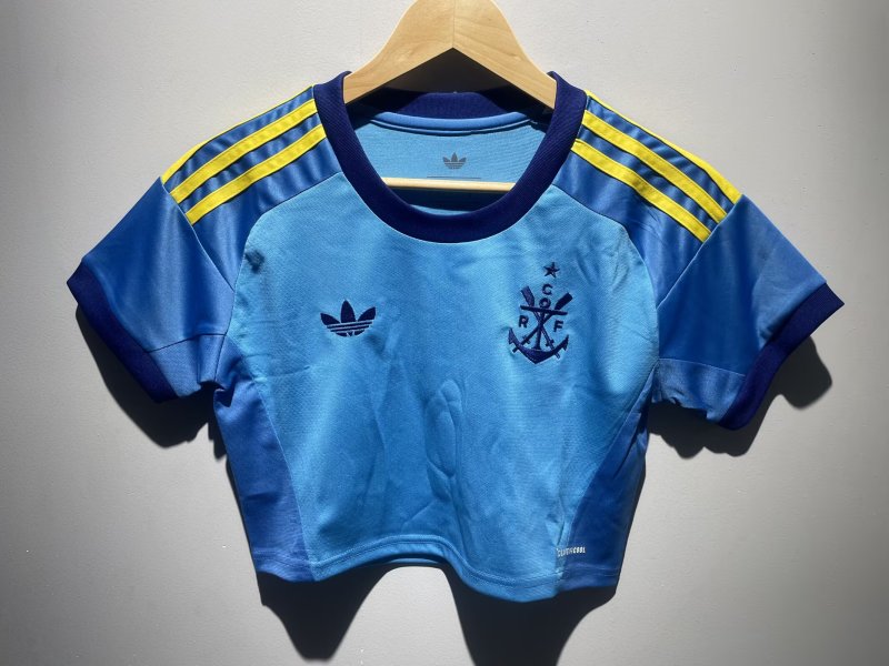 2026-27 Women Flamengo Goalkeeper Blue Cheerleader Shirt