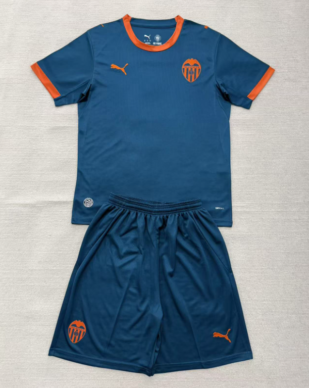 2026-27 Kids Valencia  Away Soccer Jersey